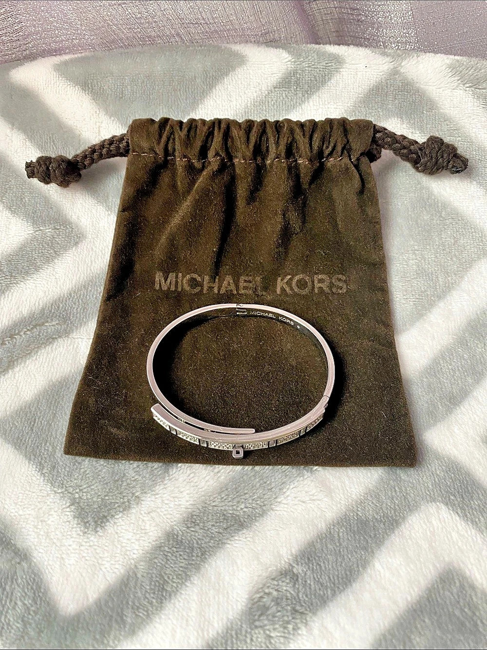 Michael Kors Pavé Bangle Bracelet